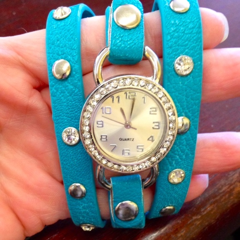 Leather Wrap Watch.